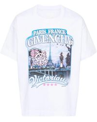 Givenchy - World Tour Cotton T-Shirt - Lyst
