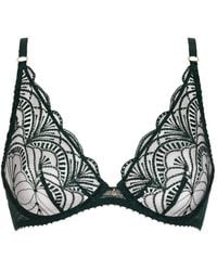 Aubade - Vibes Embroidered Triangle Bra - Lyst