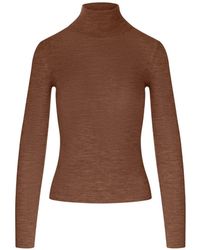 Max Mara - Ribbed-Knit Roll-Neck Sweater - Lyst
