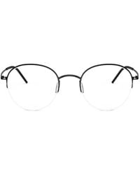 Giorgio Armani - Lunettes De Vue À Monture Ronde - Lyst
