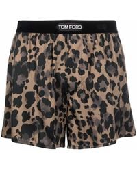 Tom Ford - Leopard-Print Boxer Shorts - Lyst