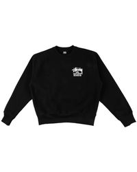Stussy - X Dover Street Market Logo-Print Crew-Neck Sweater - Lyst