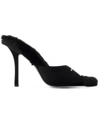 Alexander Wang - Mules Cher 105 Mm En Fourrure Artificielle - Lyst