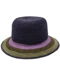 Paul Smith - Striped Straw Hat - Lyst