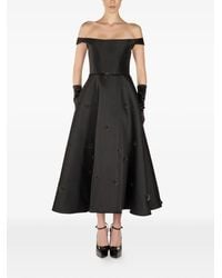 ARAFTU - Embellished Off-Shoulder Midi Dress - Lyst