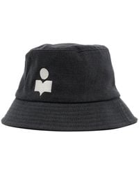 Isabel Marant - Sombrero de pescador con logo bordado - Lyst