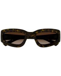 Gucci - Havana-Pattern Sunglasses - Lyst