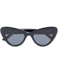 Prada - Embossed-logo Cat-eye Sunglasses - Lyst