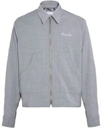FAMILY FIRST - Embroidered Zip-Up Jacket - Lyst