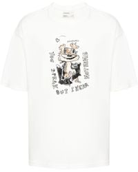 DOMREBEL - Speak Graphic-print Cotton T-shirt - Lyst