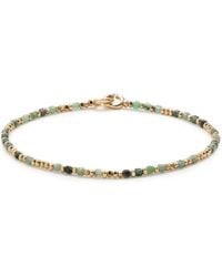MAOR - 18Kt Percep Emerald Bracelet - Lyst