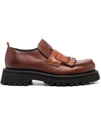 Moma - Mocassino Leather Loafers - Lyst