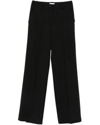 P.A.R.O.S.H. - Pressed-Crease Straight-Leg Trousers - Lyst