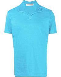 Orlebar Brown - Albert Towelling-Trim Polo Shirt - Lyst
