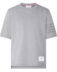 Thom Browne - Jersey Ottoman 4-Bar T-Shirt - Lyst