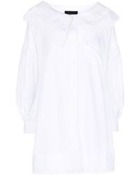Simone Rocha - Cotton Shirt Dress - Lyst