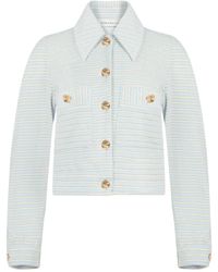 Nina Ricci - Striped Cotton Jacket - Lyst
