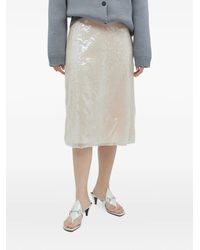 Gucci - Midi-Rok Met Pailletten - Lyst