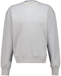 McQueen - Embossed-Logo Sweatshirt - Lyst