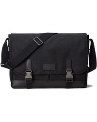 Polo Ralph Lauren - Leather-Trimmed Messenger Bag - Lyst