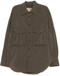Ziggy Chen - Curved-Hem Shirt - Lyst