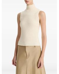 Vince - Sleeveless Turtleneck Top - Lyst