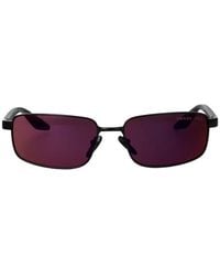 Prada Linea Rossa - Sonnenbrille Mit Eckigem Gestell - Lyst