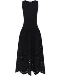 Ulla Johnson - Vestido con aberturas y motivo floral - Lyst