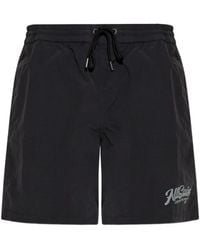 AllSaints - Odyssey Drawstring Swim Shorts - Lyst