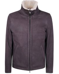Barba Napoli - Dennis Jacke mit Shearling-Futter - Lyst
