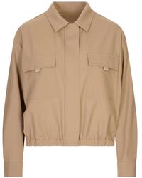 Fabiana Filippi - Chest-Pocket Elasticated-Hem Jacket - Lyst