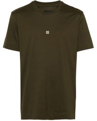 Givenchy - 4g Logo-embroidered T-shirt - Lyst