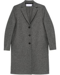 Harris Wharf London - Buttoned Single-Breasted Coat - Lyst