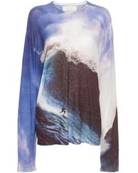 ERL - Wave-print T-shirt - Lyst
