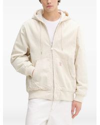 Levi's - Potrero Striped Drawstring Hooded Jacket - Lyst