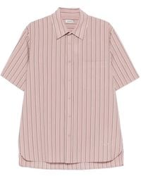 Jonathan Simkhai - Striped-Pattern Short-Sleeve Shirt - Lyst