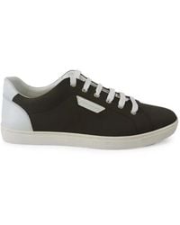 Dolce & Gabbana - Logo-Plaque Low-Top Sneakers - Lyst