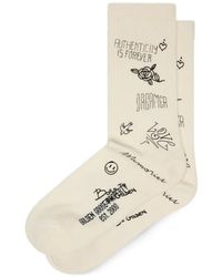 Golden Goose - Socks High Rib/Doodles Print - Lyst