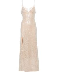 STAUD - Kezia Sequinned Lace Dress - Lyst