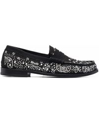 Rhude - Loafer Mit Bandana-Print - Lyst