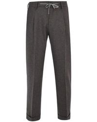 Barba Napoli - Roma Drawstring Trousers - Lyst