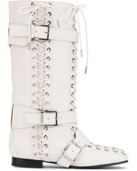 Ganni - Lace-Up Boots - Lyst