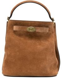 Mulberry - Postman's Lock Suede Tote Bag - Lyst