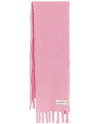 Laneus - Sciarpa Con Frange - Lyst