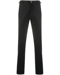 versace black trousers mens