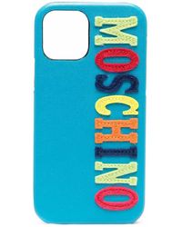 Moschino - Letter-patch Iphone 12/12 Pro Case - Lyst