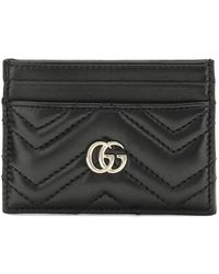 Gucci - Gg Marmont Leather Card Case - Lyst