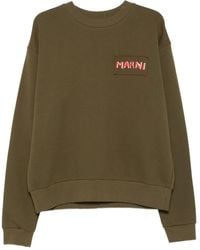 Marni - Sweater Met Logoprint - Lyst