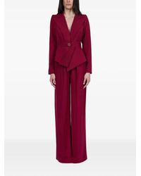 ARAFTU - Embellished Peplum Jumpsuit - Lyst