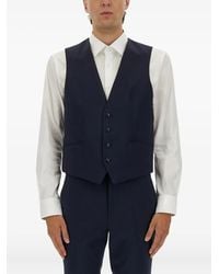HUGO - Buttoned Waistcoat - Lyst